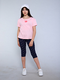 Детская футболка "Нелли" / Светло-розовый