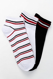 Мужские носки стандарт Динамика Черные / 3 пары