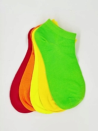 Женские носки однотонные цветные